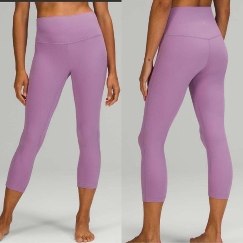 Lululemon Align High-Rise Crop Wisteria Purple 8